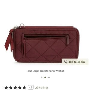 Vera Bradley wallet/wrislet. Used for maybe a week or so. Raisin color.